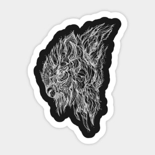 Buffalo Reverse Sticker